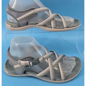 Merrell Sandals Women's 7 Trooper District Muri Lattice Strappy Blue Gray Comfy